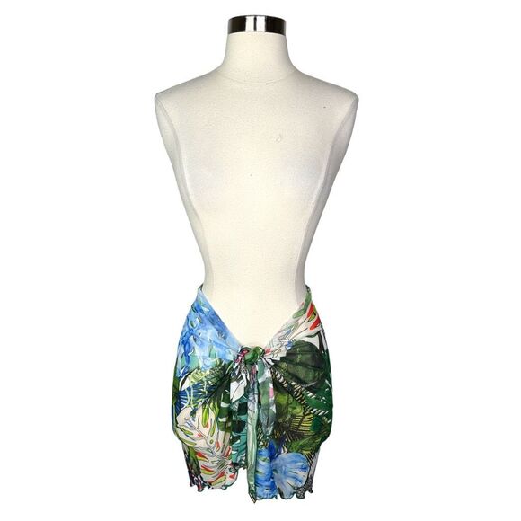 Swiminista x Christian Lacroix Trusty Short Sarong in Jardin Exo’Chic Print - OS - Picture 1 of 7